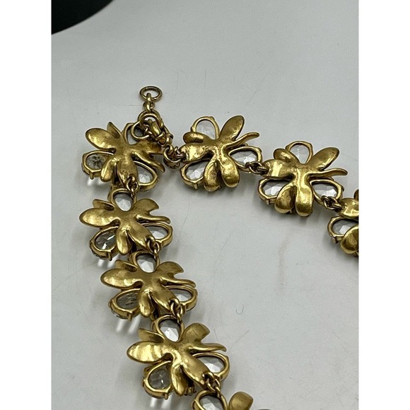 J. Crew Crystal Bloom Stacked
Rhinestone Floral Statement
Collar AB Necklace - Picture 14 of 16